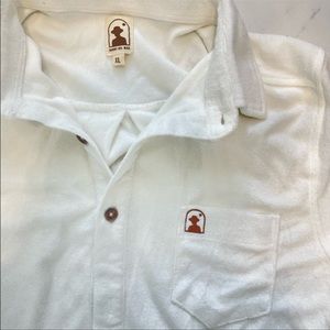 THE TROPEZ TERRY CLOTH SHIRT - VINTAGE IVORY
